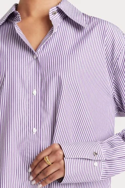 Tops-HUSK LULU SHIRT - Purple