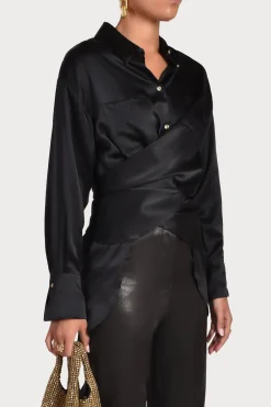 Tops-HUSK LYON SHIRT - Nero