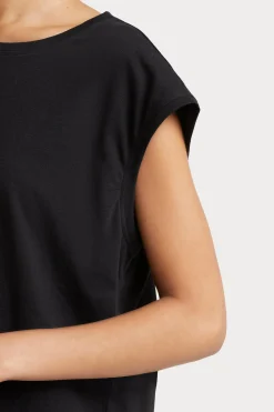 Tops-HUSK Muscle tee - Black