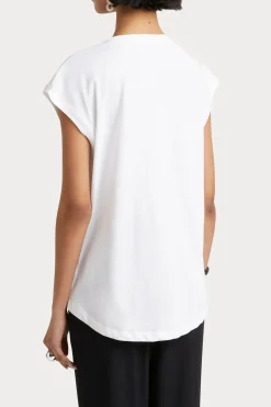 Tees & Tanks-HUSK Muscle tee - White