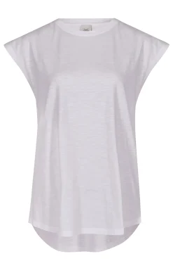 Tops-HUSK Muscle tee - White
