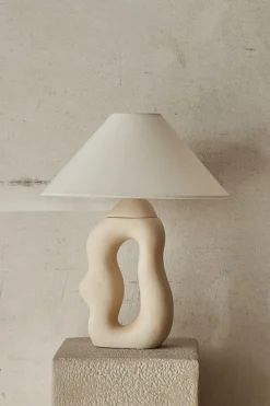 Furniture, Lighting & Mirrors-HUSK Norma Lamp - Clay