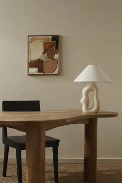 Furniture, Lighting & Mirrors-HUSK Norma Lamp - Clay