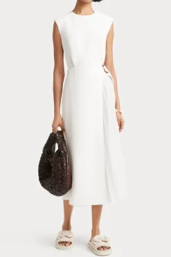 Dresses-HUSK Pia dress - Oyster