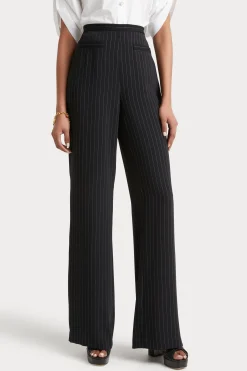 Pants-HUSK Pia pant - Black Strp BlackStrp