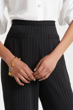 Pants-HUSK Pia pant - Black Strp BlackStrp