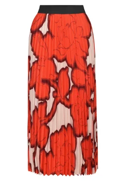 Skirts-HUSK Pleat Skirt Pr - Print