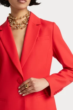 Jackets & Coats-HUSK Rene blazer - Red