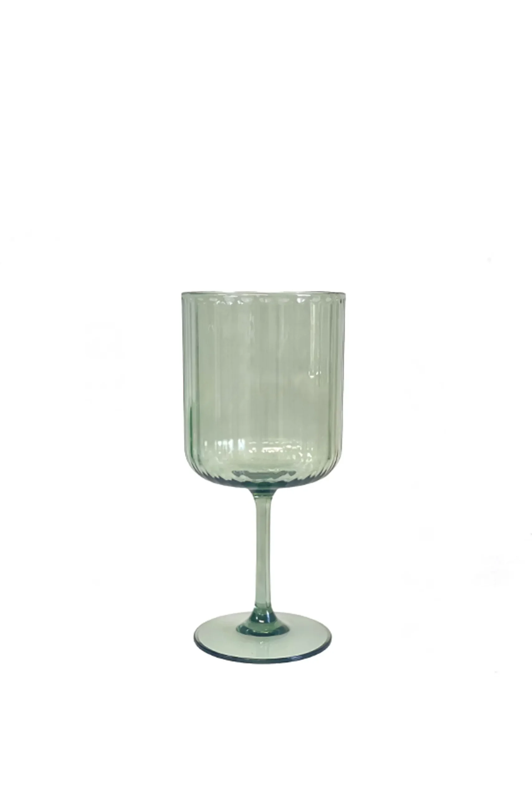 Tableware & Trays-HUSK Ribbed Wine - Green