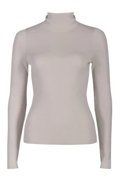 Knitwear-HUSK ROLL NECK - Eggshell