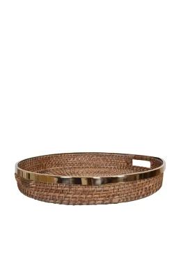 Tableware & Trays-HUSK Round Tray - 1 Colour 1Colour
