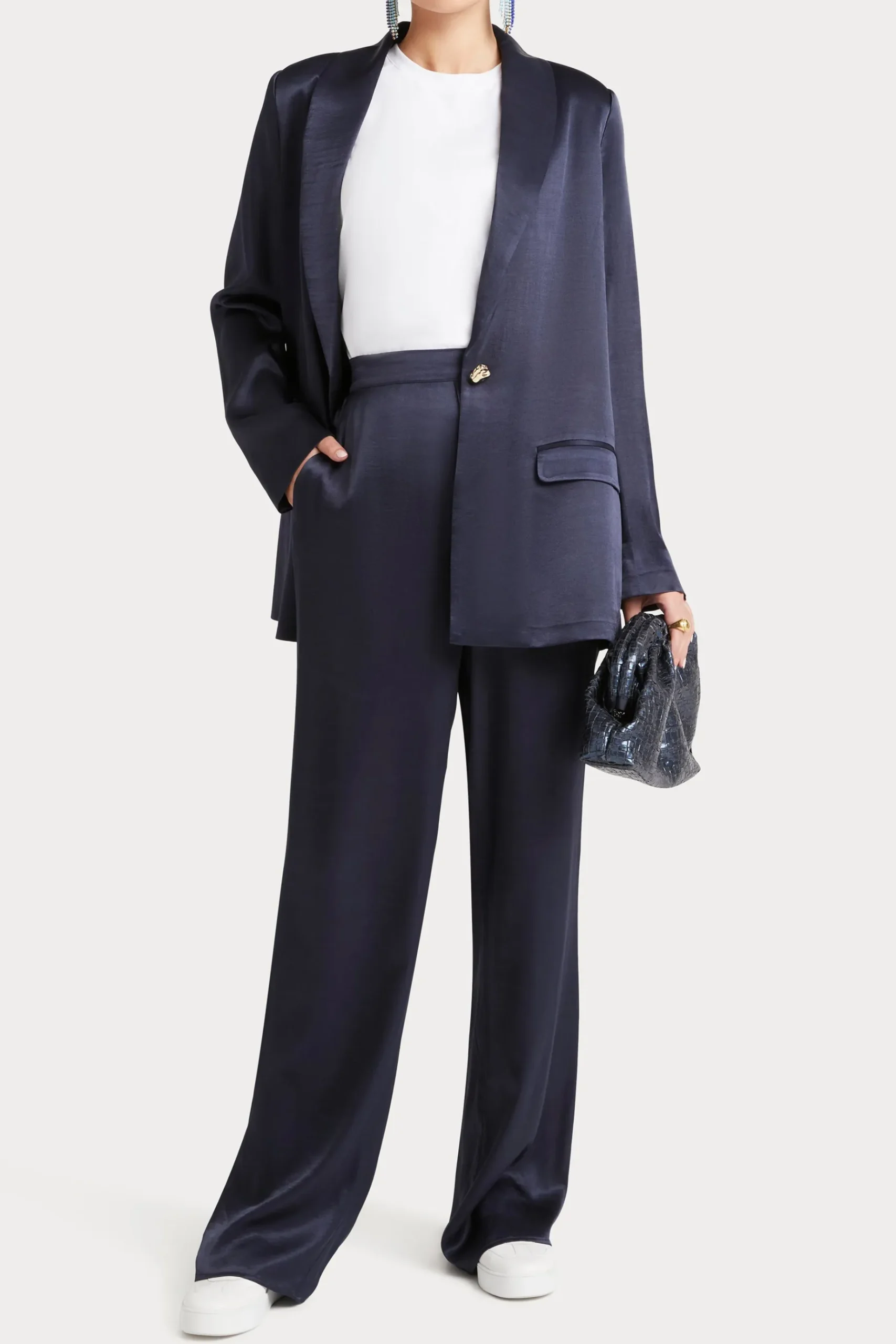 Jackets & Coats-HUSK SIENNA BLAZER - Navy