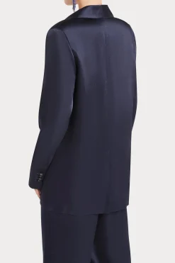 Jackets & Coats-HUSK SIENNA BLAZER - Navy
