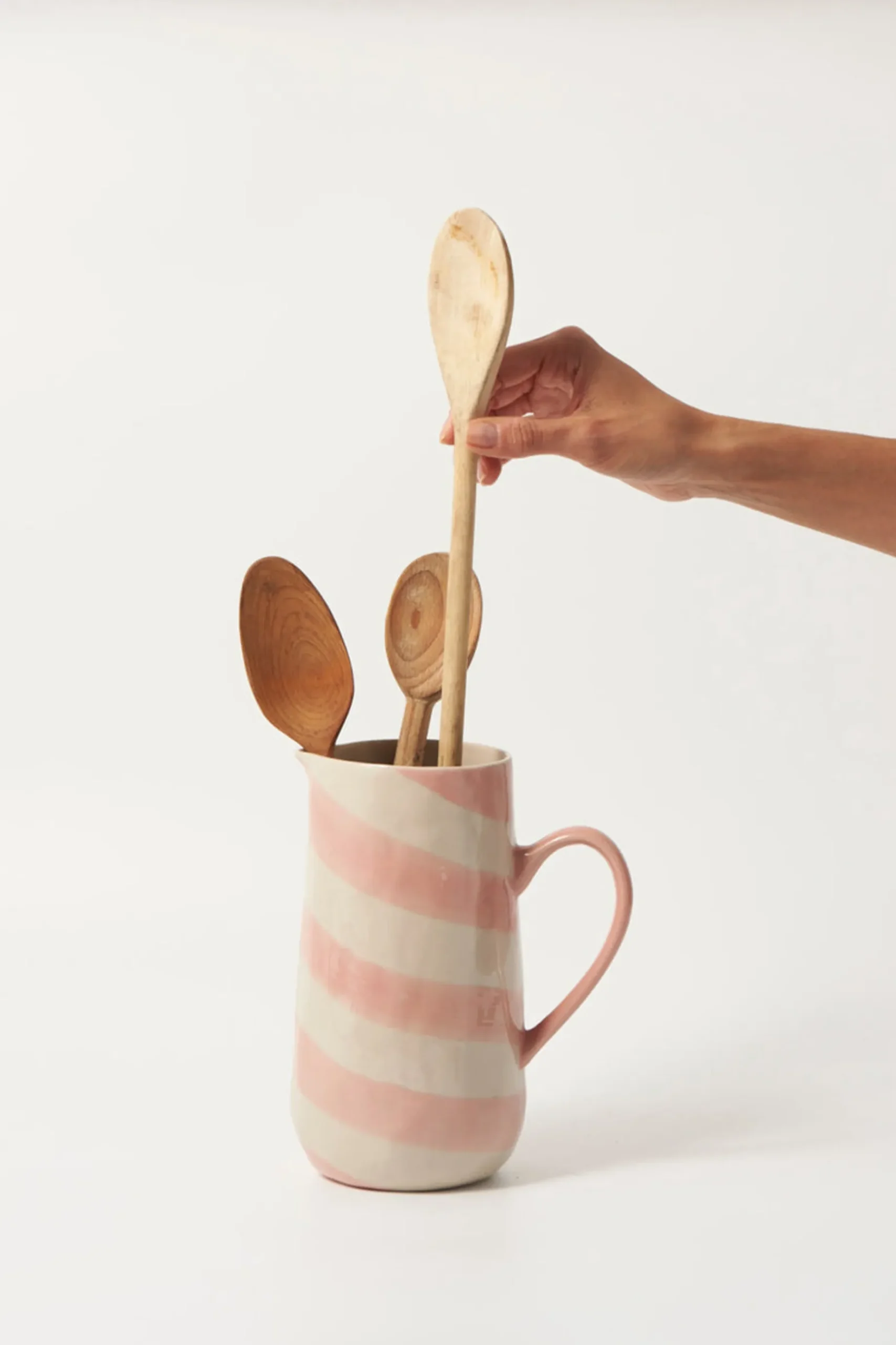 Tableware & Trays-HUSK Strie Jug - P