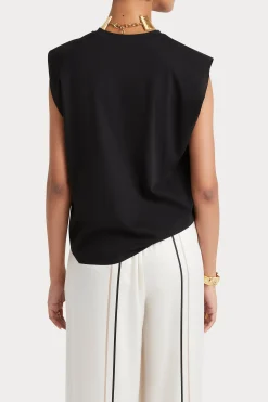 Tees & Tanks-HUSK Tailored tank - Black
