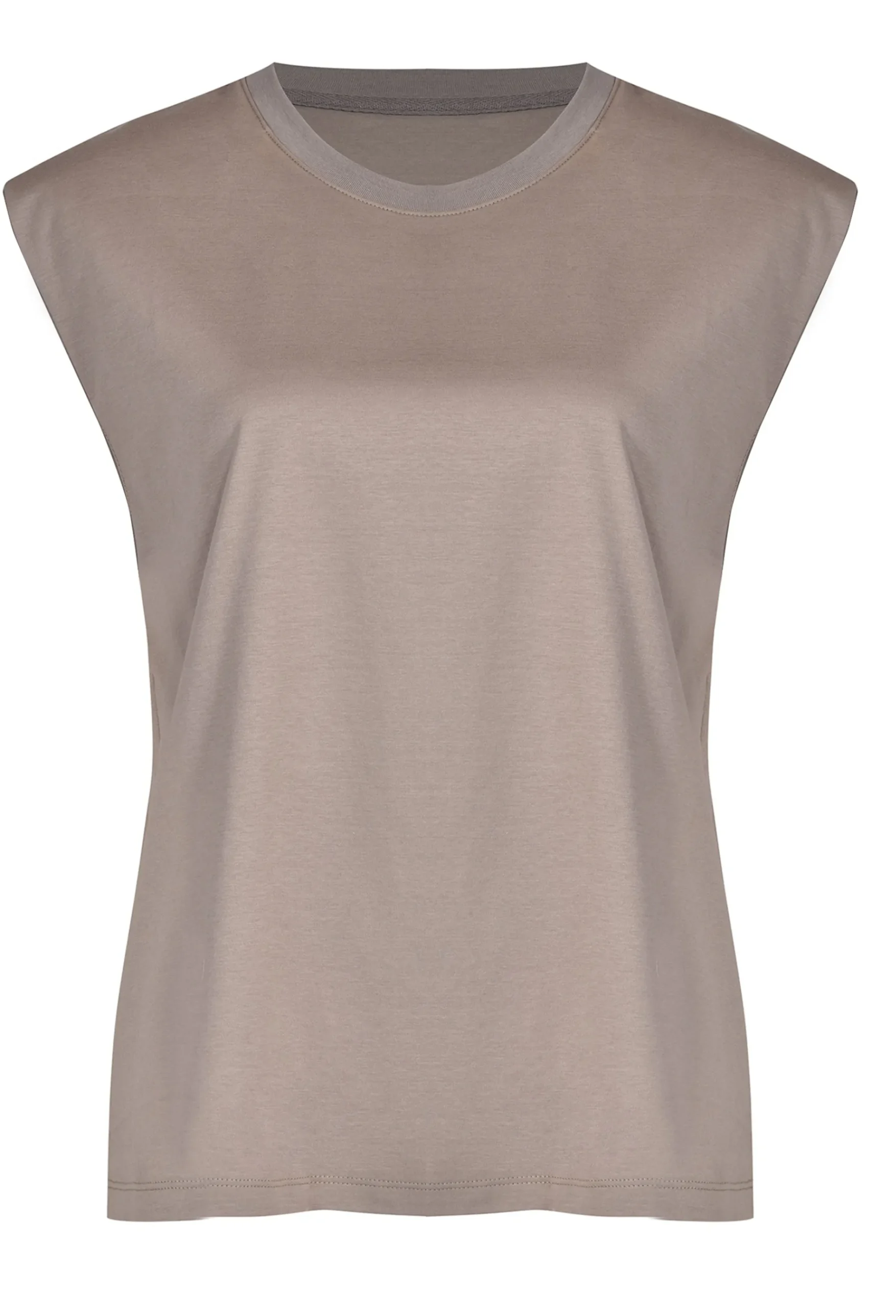 Tees & Tanks-HUSK Tailored tank - Khaki
