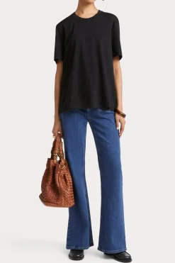 Tops-HUSK Tailored tee - Black