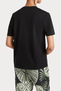 Tops-HUSK TAILORED TEE - Black