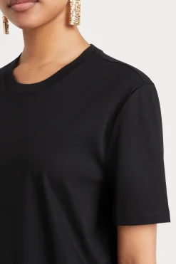 Tops-HUSK TAILORED TEE - Black