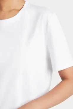 Tees & Tanks-HUSK TAILORED TEE - White