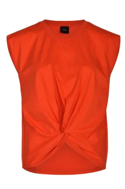 Tops-HUSK Twist tank - Red