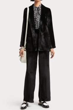 Pants-HUSK Velvet pant - Black