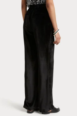 Pants-HUSK Velvet pant - Black