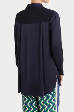 Tops-HUSK VERA SHIRT - Navy