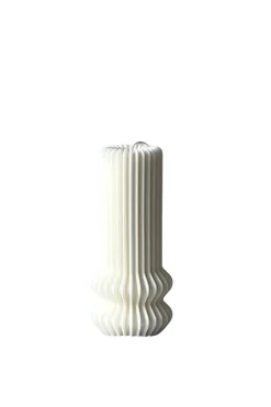 Sensory-HUSK Willow Candle - Ivory