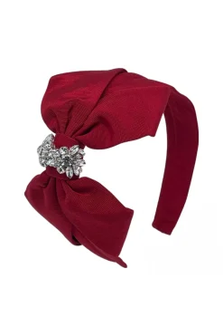 Hats & Headpieces-HUSK Jennifer Ouellette Lina Headband - Red