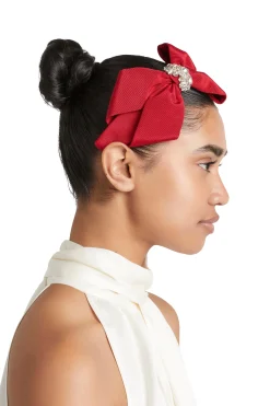 Hats & Headpieces-HUSK Jennifer Ouellette Lina Headband - Red