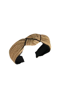 Hats & Headpieces-HUSK Jennifer Ouellette Headband - Wheat