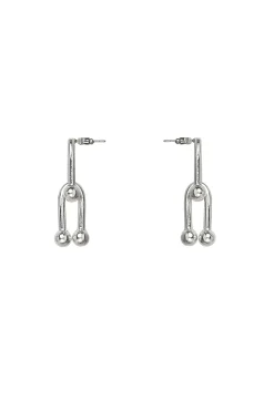 Earrings-HUSK Kitte Bond Earrings - Silver