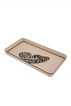 Tableware & Trays-HUSK Les Ottomans Flora Tray - Blush
