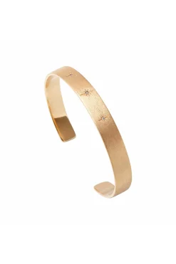 Bracelets-HUSK Louise Hendricks Elisa Cuff - Gold