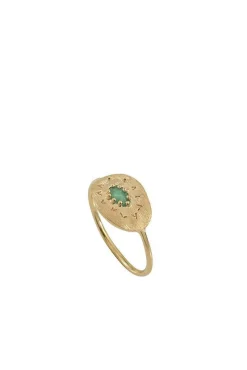 Rings-HUSK Louise Hendricks Felix Ring - Emerald