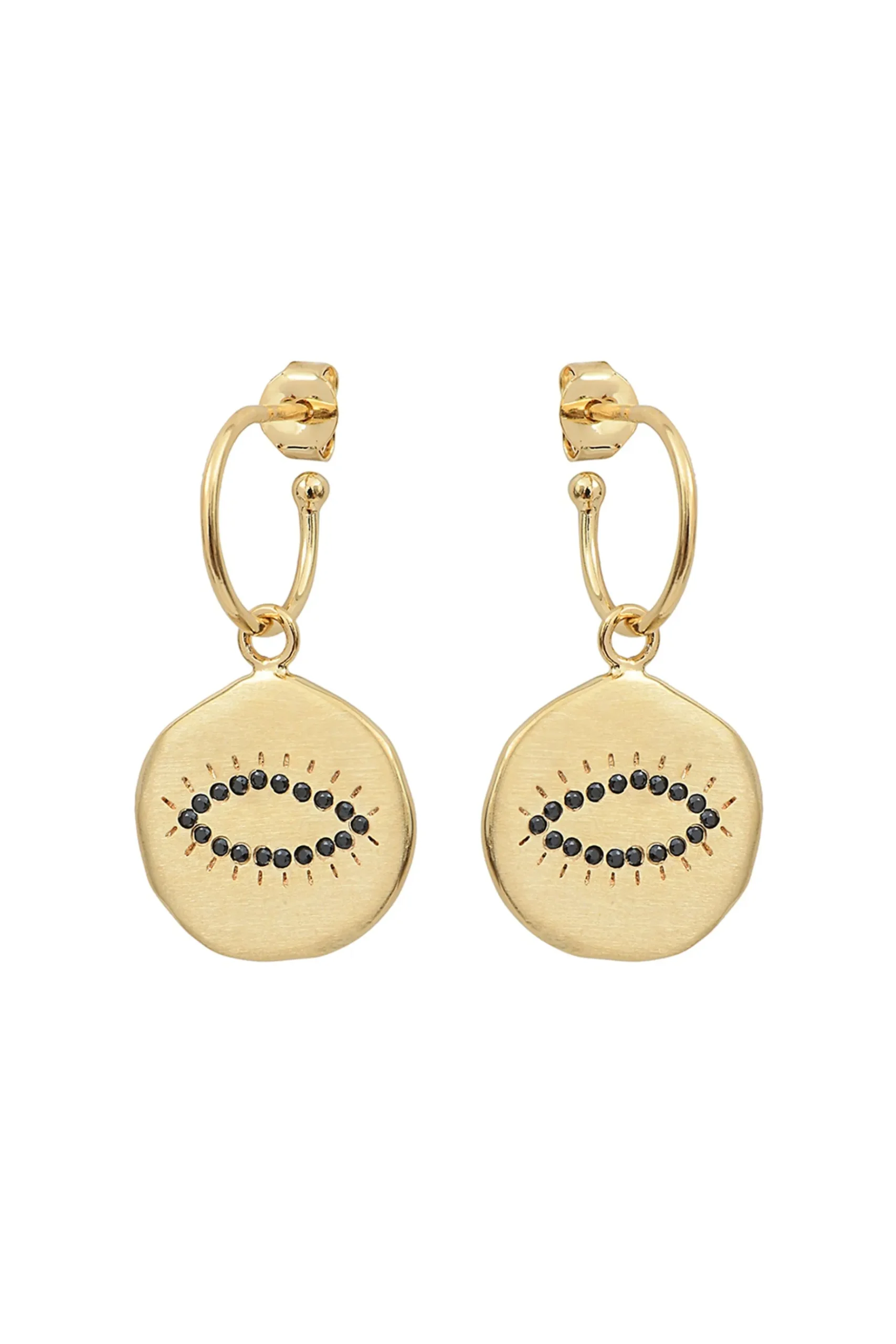 Earrings-HUSK Louise Hendricks Happy Earrings - Gold