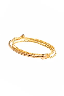 Bracelets-HUSK Louise Hendricks Krokos Bracelet - Citrine