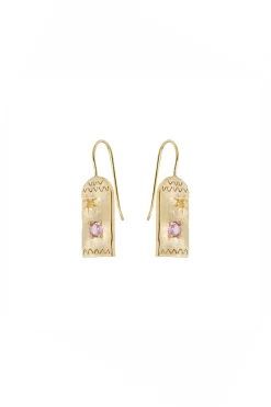 Earrings-HUSK Louise Hendricks Tania Earring - Amethyst