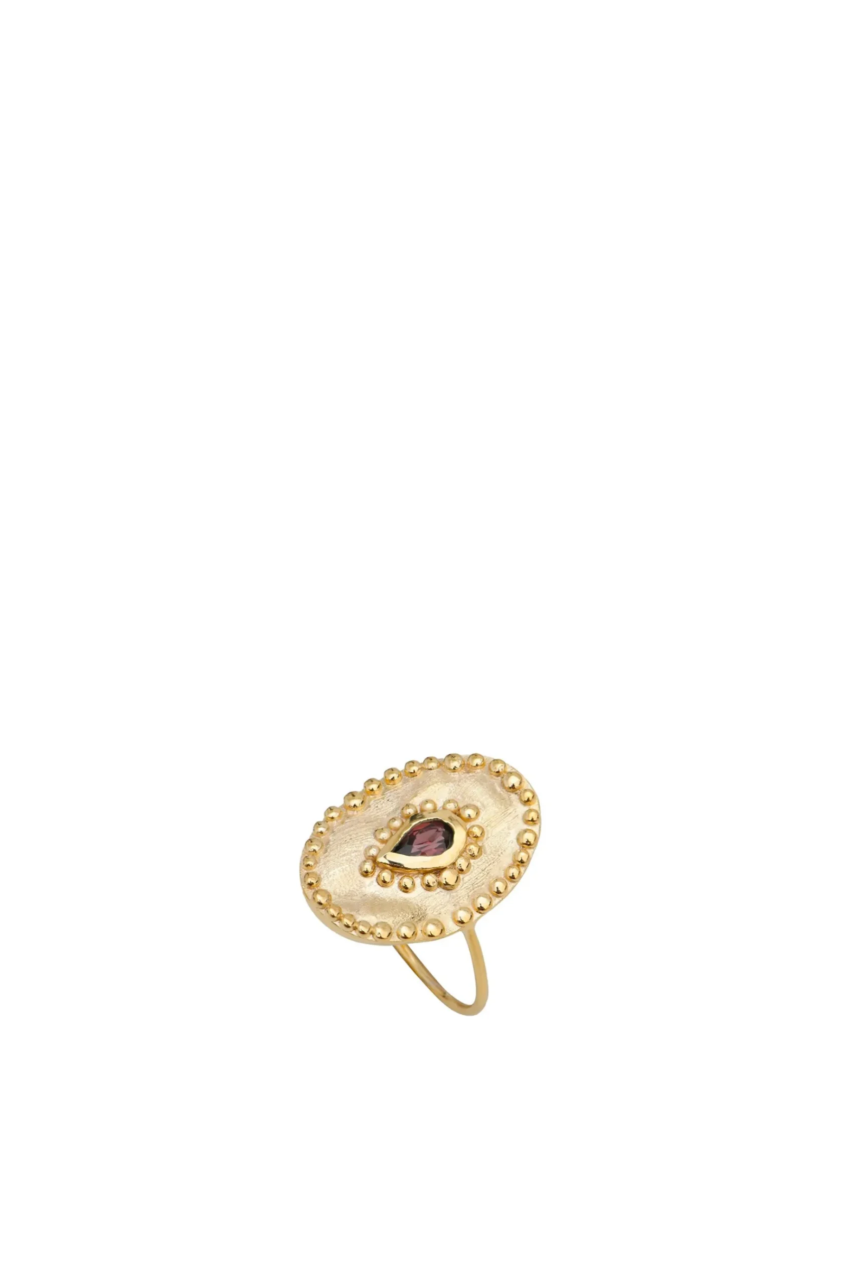 Rings-HUSK Louise Hendricks Verine Ring - Burgundy