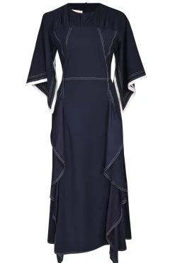Dresses-HUSK Lovebirds Magnolia Dress - Navy