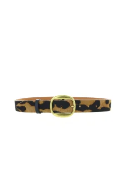 Belts-HUSK Maison Boinet Lucca Belt - Leopard