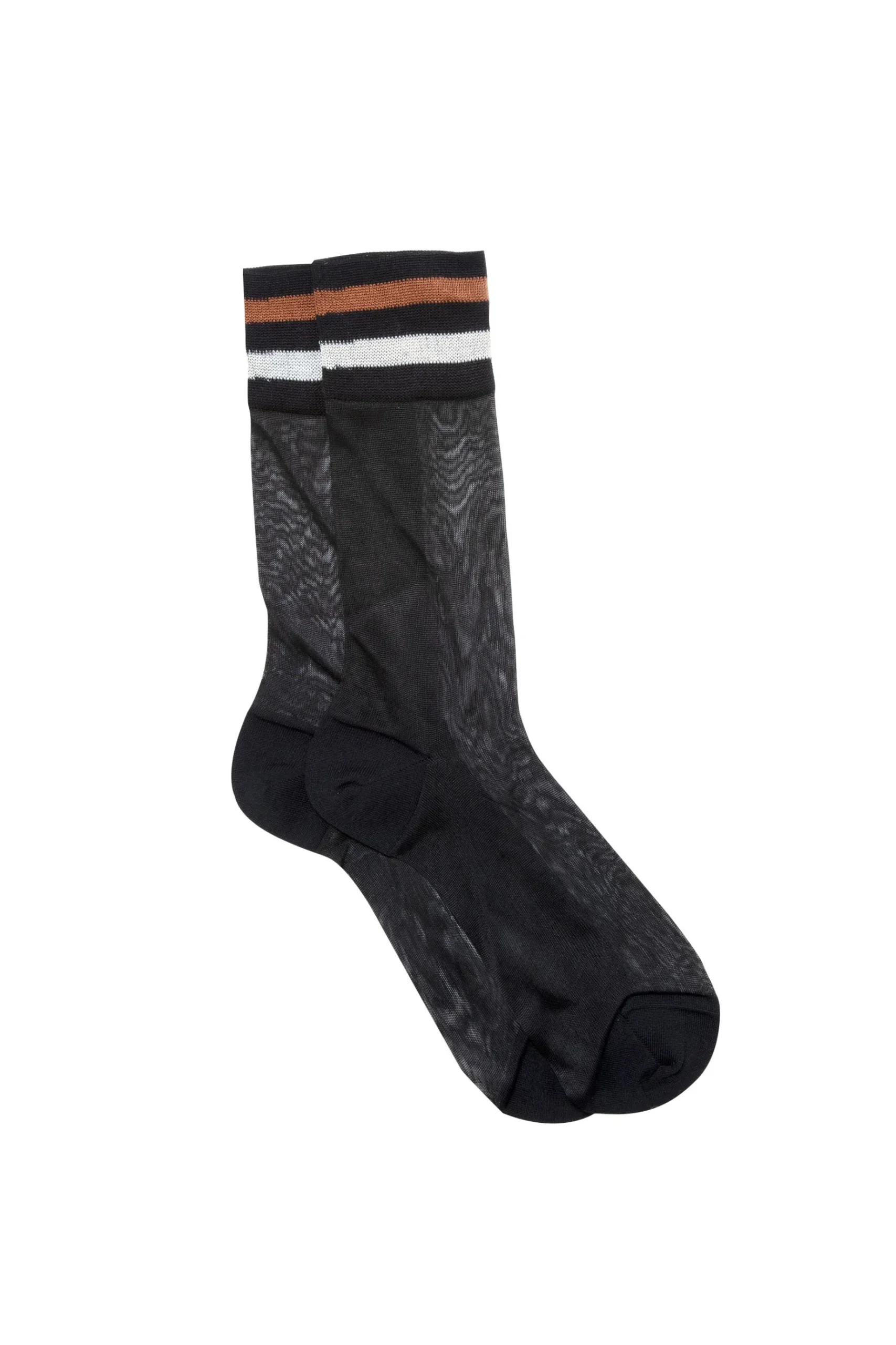 Scarves, Socks & Gloves-HUSK Maria La Rosa Crystal Sock - Black