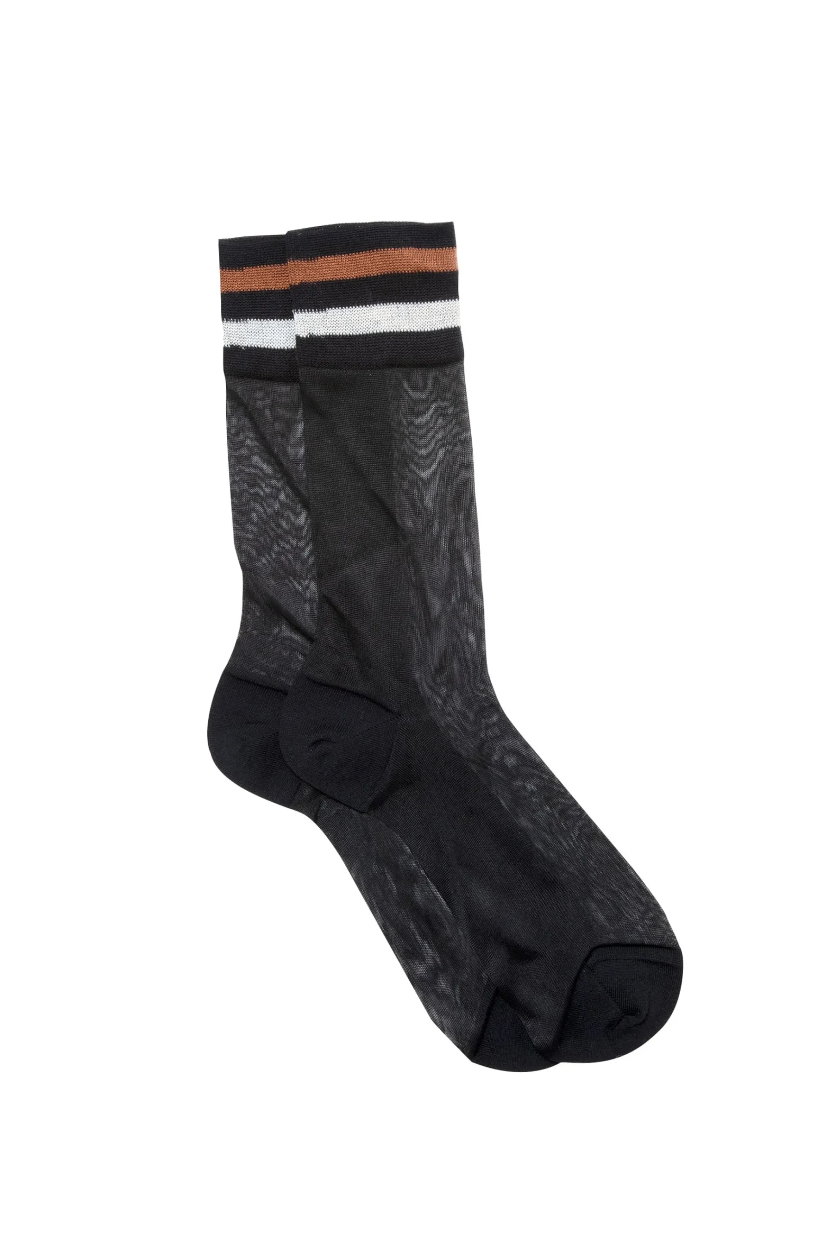 Scarves, Socks & Gloves-HUSK Maria La Rosa Crystal Sock - Black