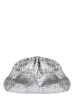 Bags-HUSK Maria La Rosa Game Mini - Silver