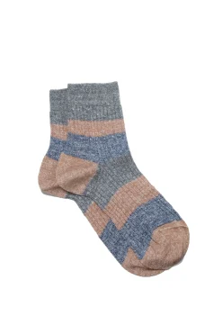 Scarves, Socks & Gloves-HUSK Maria La Rosa Lily Sock - Stripe