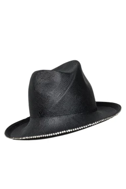 Hats & Headpieces-HUSK Misa Harada Isla Fedora - Black