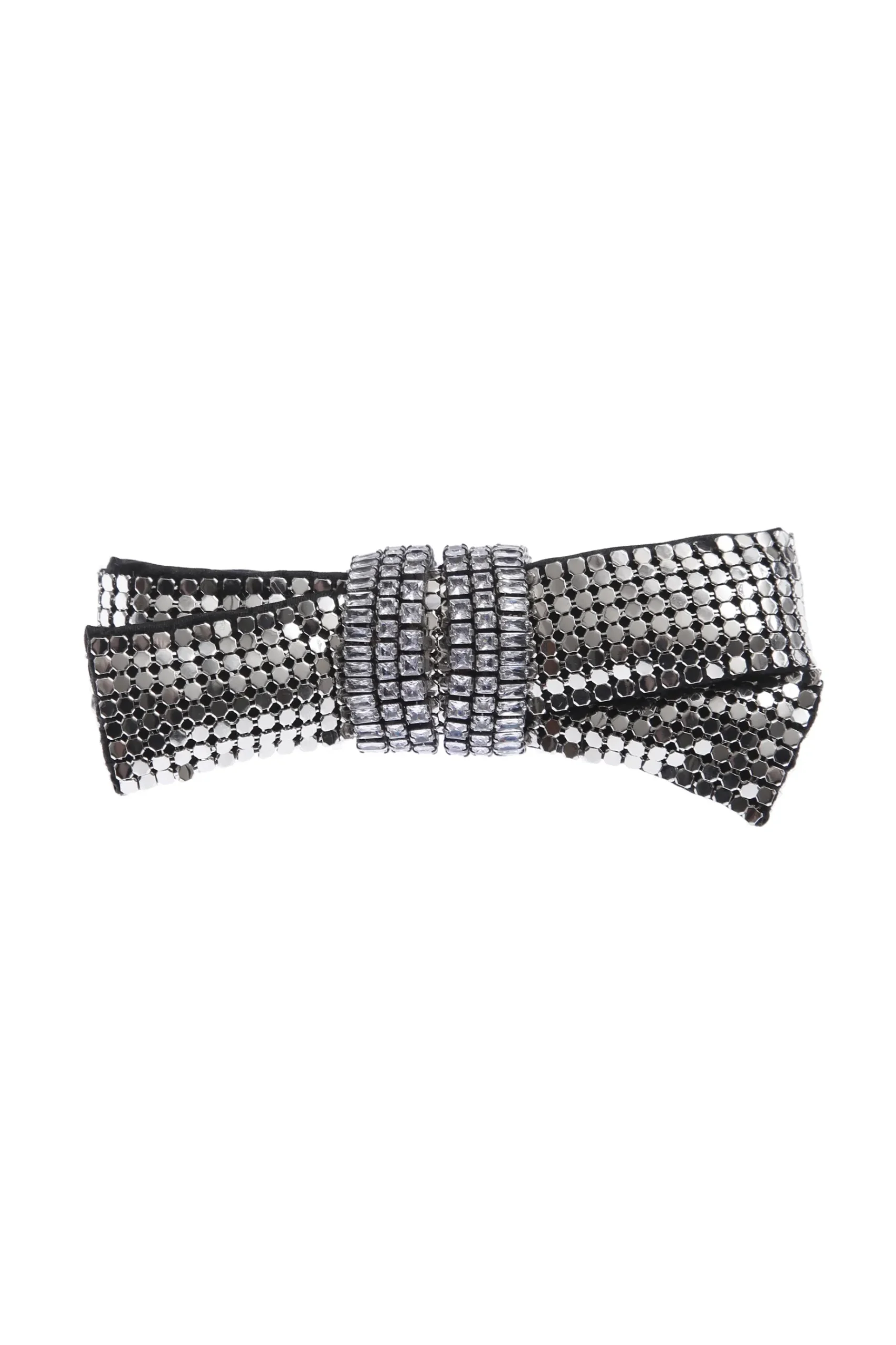 Hats & Headpieces-HUSK Rada Bow Clip - Silver