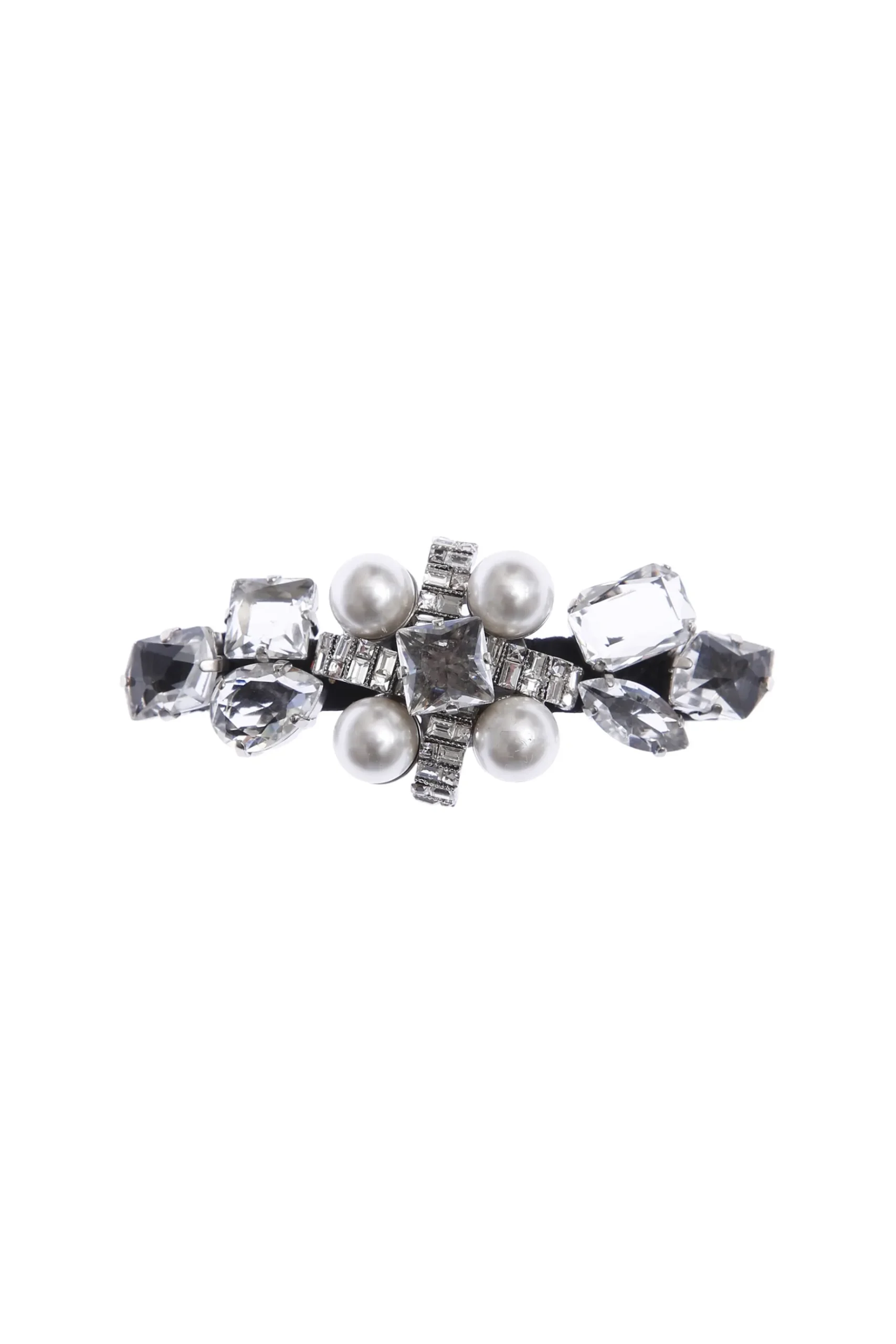 Hats & Headpieces-HUSK Rada Crystal Clip - Silver