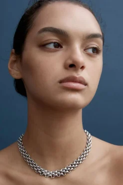 Necklaces-HUSK Reliquia Dani Necklace - Silver